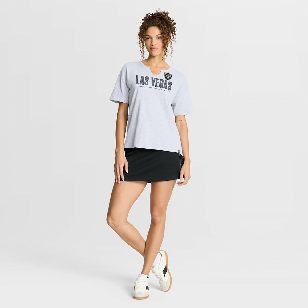 Women's Redzone Slub Boxy T-Shirt - Las Vegas Raiders T-shirts