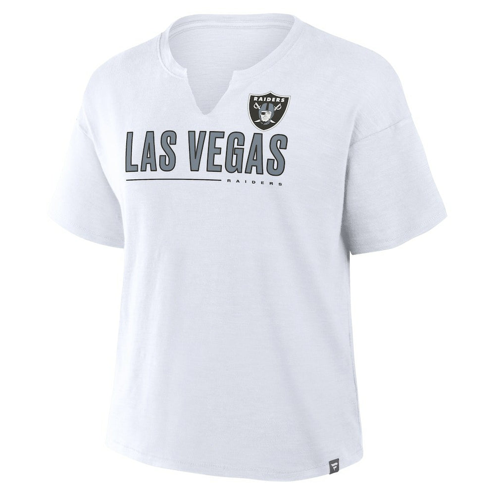 Women's Redzone Slub Boxy T-Shirt - Las Vegas Raiders T-shirts