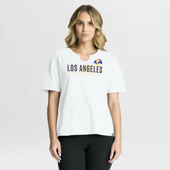 Women's Redzone Slub Boxy T-Shirt - Los Angeles Rams T-shirts