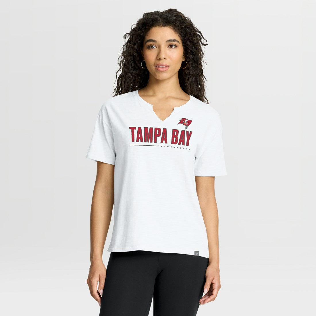 Women's Redzone Slub Boxy T-Shirt - Tampa Bay Buccaneers T-shirts