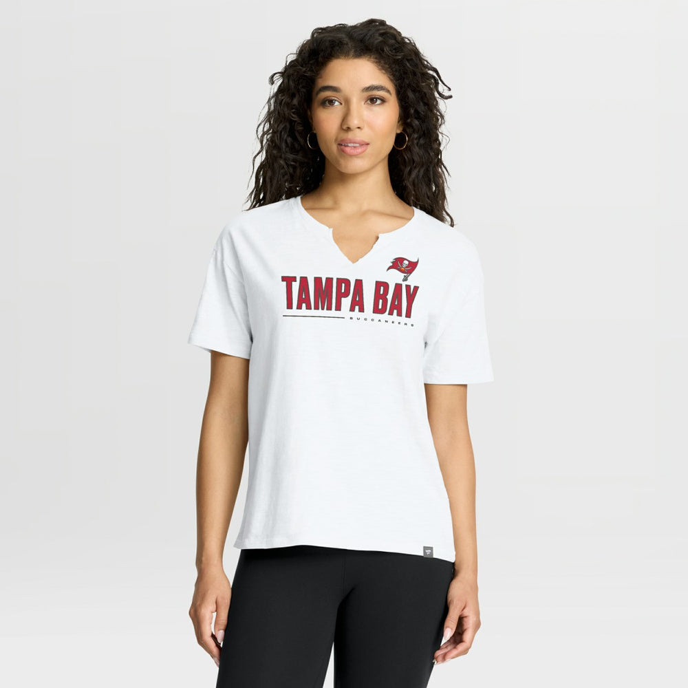 Women's Redzone Slub Boxy T-Shirt - Tampa Bay Buccaneers T-shirts