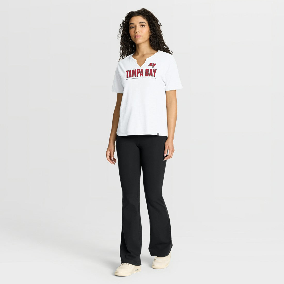Women's Redzone Slub Boxy T-Shirt - Tampa Bay Buccaneers T-shirts