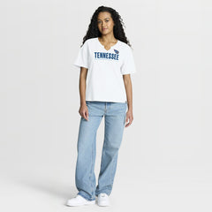 Women's Redzone Slub Boxy T-Shirt - Tennessee Titans T-shirts