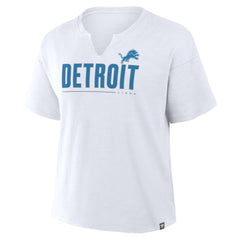 Women's Redzone Slub Boxy T-Shirt - Detroit Lions T-shirts