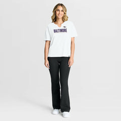Women's Redzone Slub Boxy T-Shirt - Baltimore Ravens T-shirts
