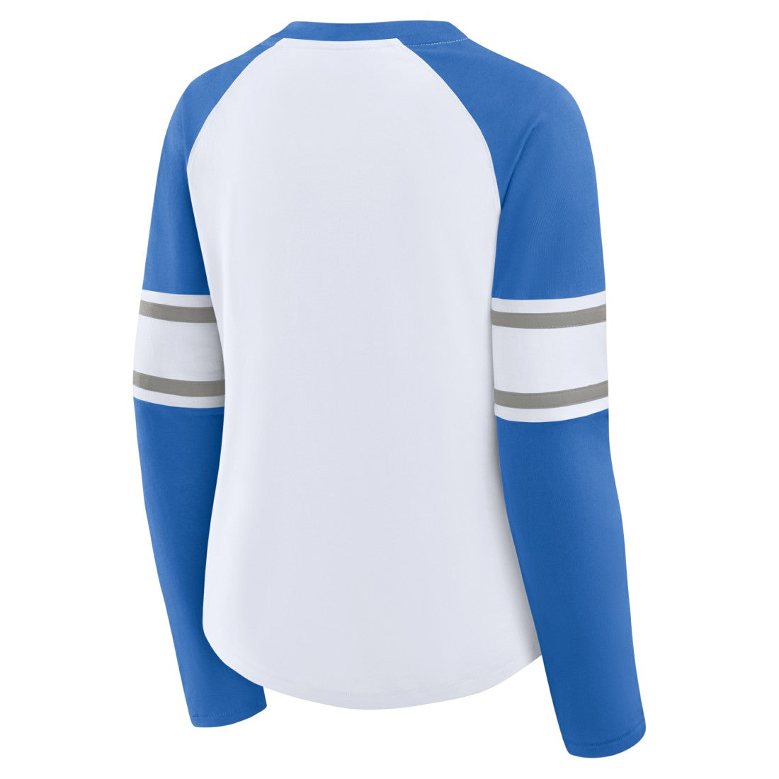Women's Redzone Blitz Package Raglan Lace-Up V-Neck Long Sleeve T-Shirt - Detroit Lions T-shirts