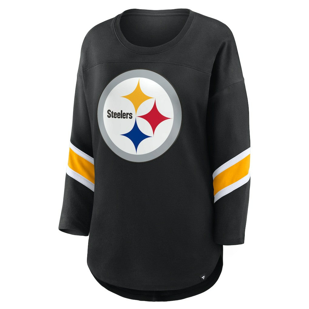 Women's Redzone 3/4-Sleeve T-Shirt - Pittsburgh Steelers T-shirts