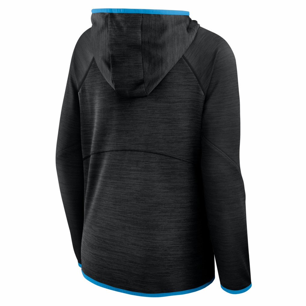 Women's Redzone End Around Pass Raglan Full-Zip Hoodie - Carolina Panthers Hoodies