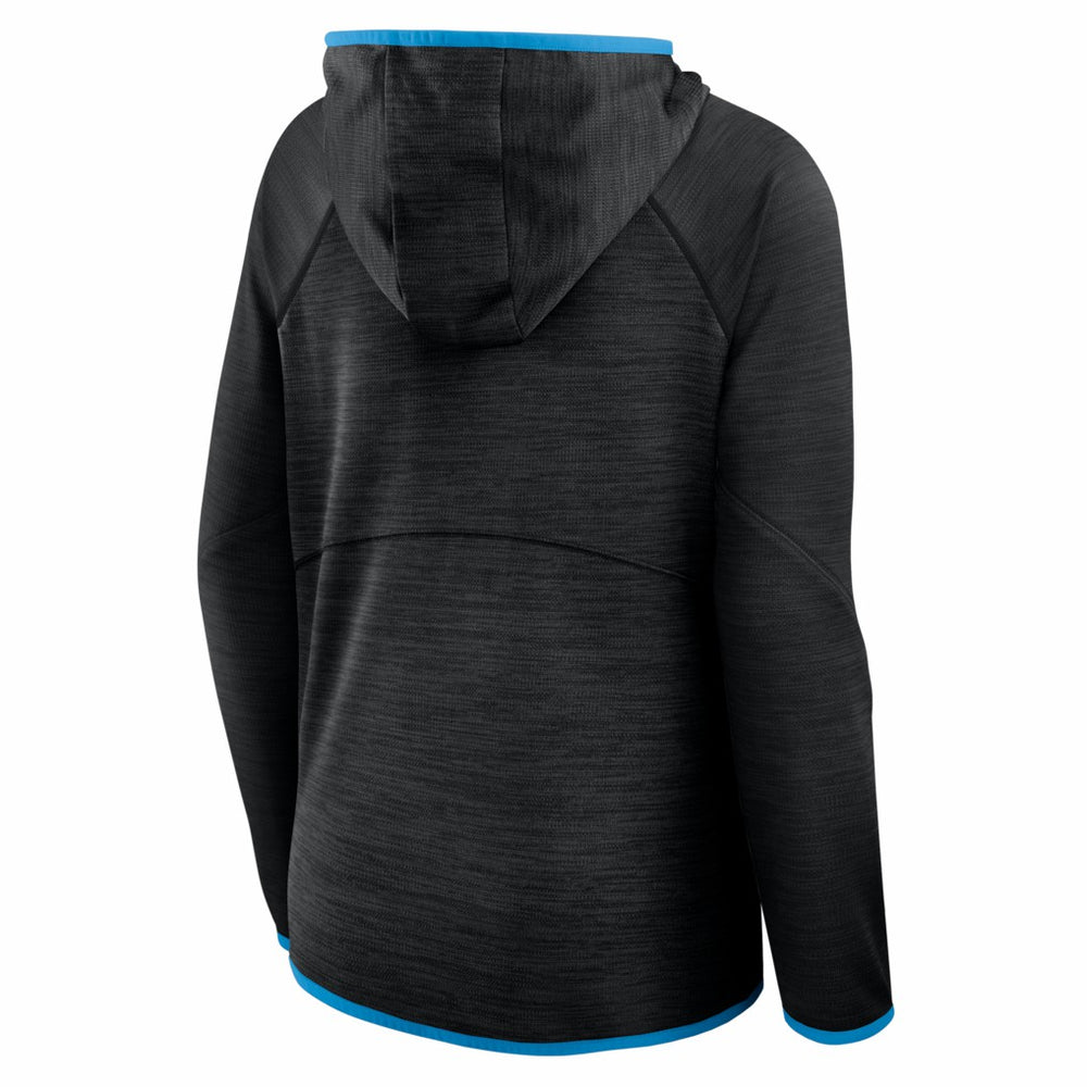 Women's Redzone End Around Pass Raglan Full-Zip Hoodie - Carolina Panthers Hoodies