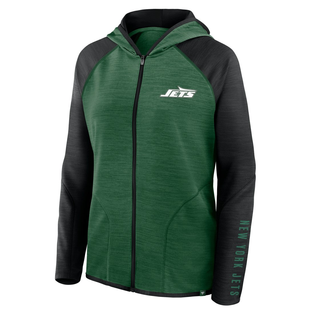 Women's Redzone End Around Pass Raglan Full-Zip Hoodie - New York Jets Hoodies