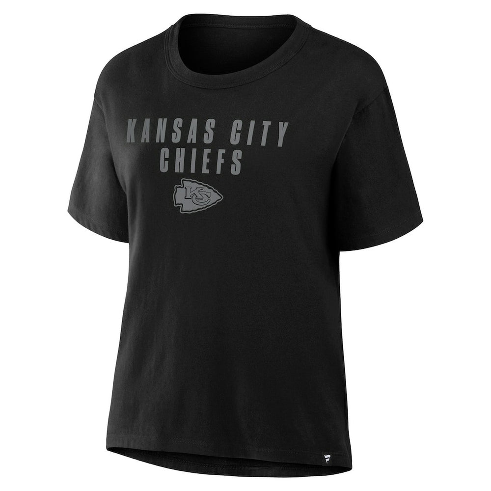 Women's Blackout Kneel Down Legacy T-Shirt - Kansas City Chiefs T-shirts