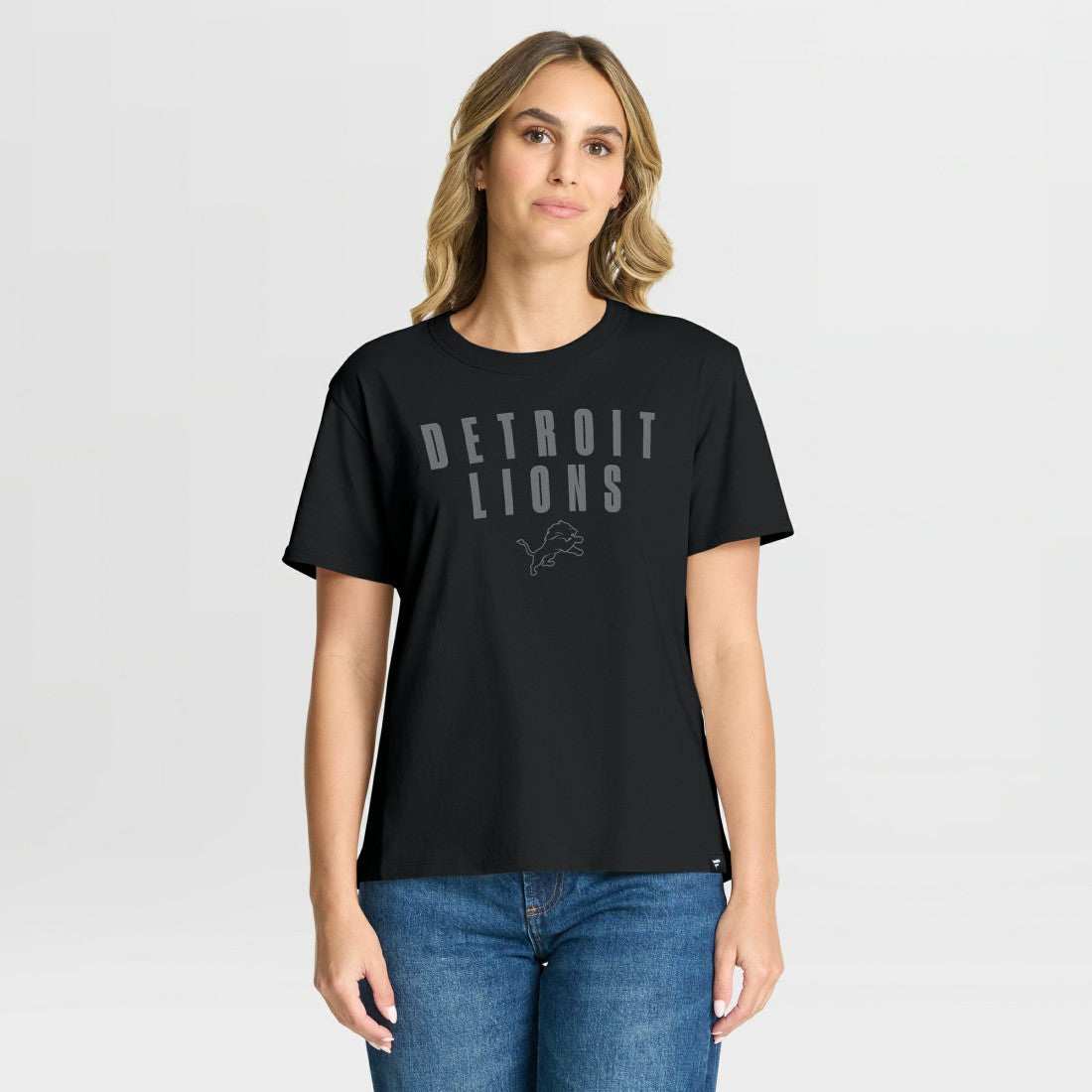 Women's Blackout Kneel Down Legacy T-Shirt - Detroit Lions T-shirts