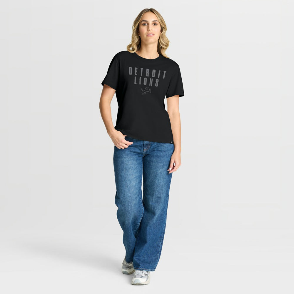 Women's Blackout Kneel Down Legacy T-Shirt - Detroit Lions T-shirts