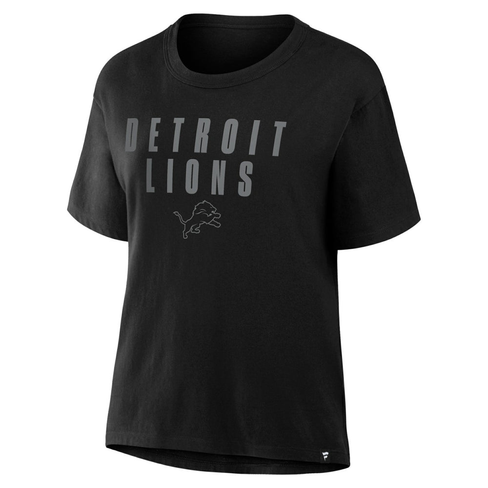 Women's Blackout Kneel Down Legacy T-Shirt - Detroit Lions T-shirts