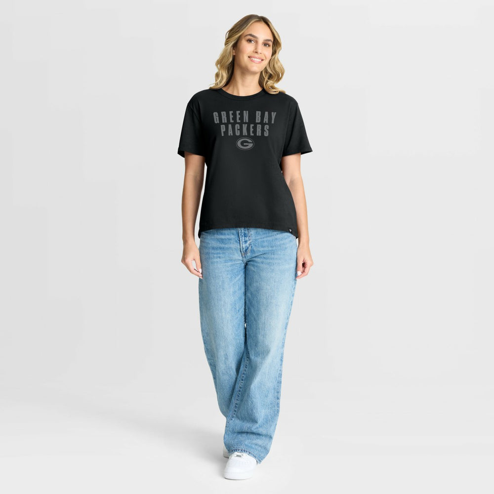 Women's Blackout Kneel Down Legacy T-Shirt - Green Bay Packers T-shirts