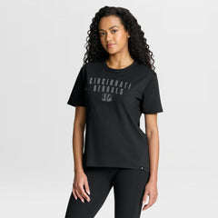 Women's Blackout Kneel Down Legacy T-Shirt - Cincinnati Bengals T-shirts