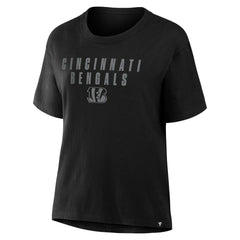 Women's Blackout Kneel Down Legacy T-Shirt - Cincinnati Bengals T-shirts