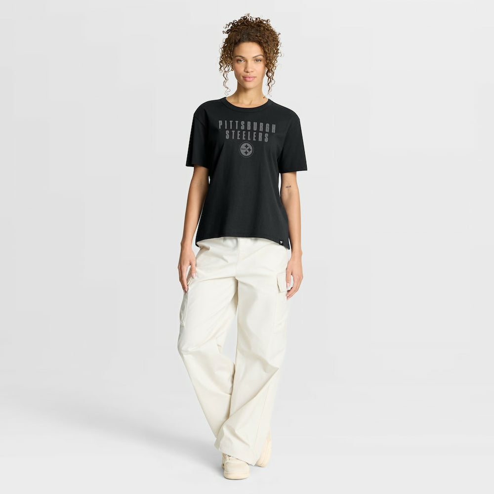 Women's Blackout Kneel Down Legacy T-Shirt - Pittsburgh Steelers T-shirts