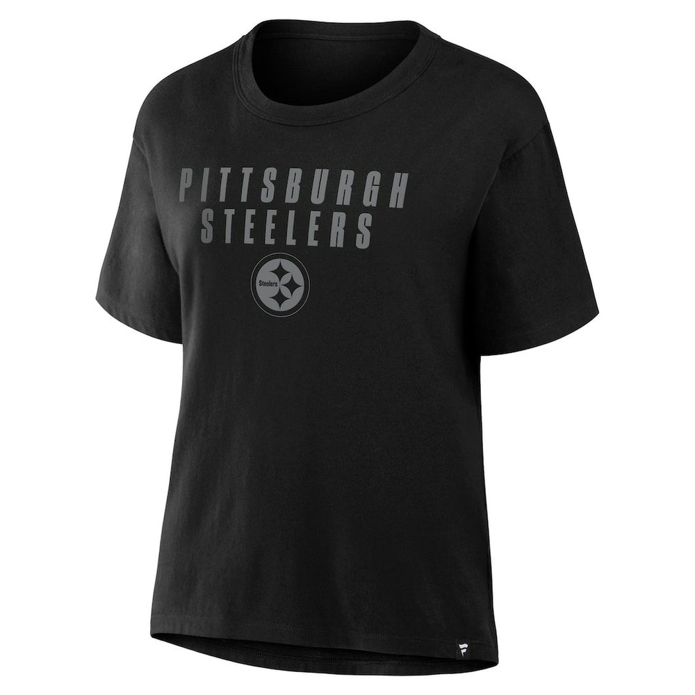 Women's Blackout Kneel Down Legacy T-Shirt - Pittsburgh Steelers T-shirts