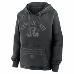Women's Oversized Raglan Gridiron Hoodie - Cincinnati Bengals Hoodies