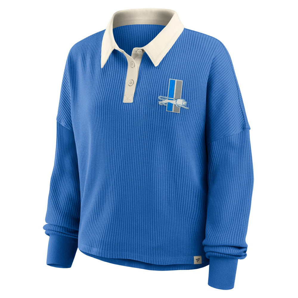 Women's Oversized Hometown Premium Thermal Long Sleeve Shirt - Detroit Lions