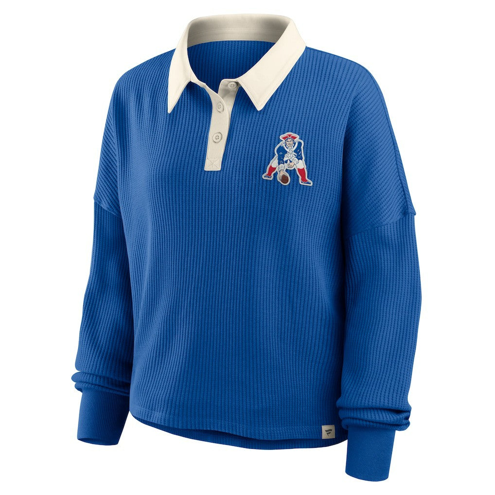 Women's Oversized Hometown Premium Thermal Long Sleeve Shirt - New England Patriots