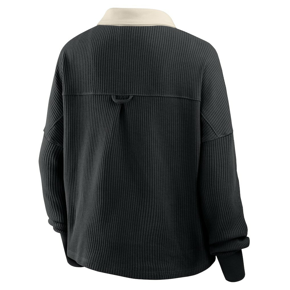 Women's Oversized Hometown Premium Thermal Long Sleeve Shirt - Pittsburgh Steelers