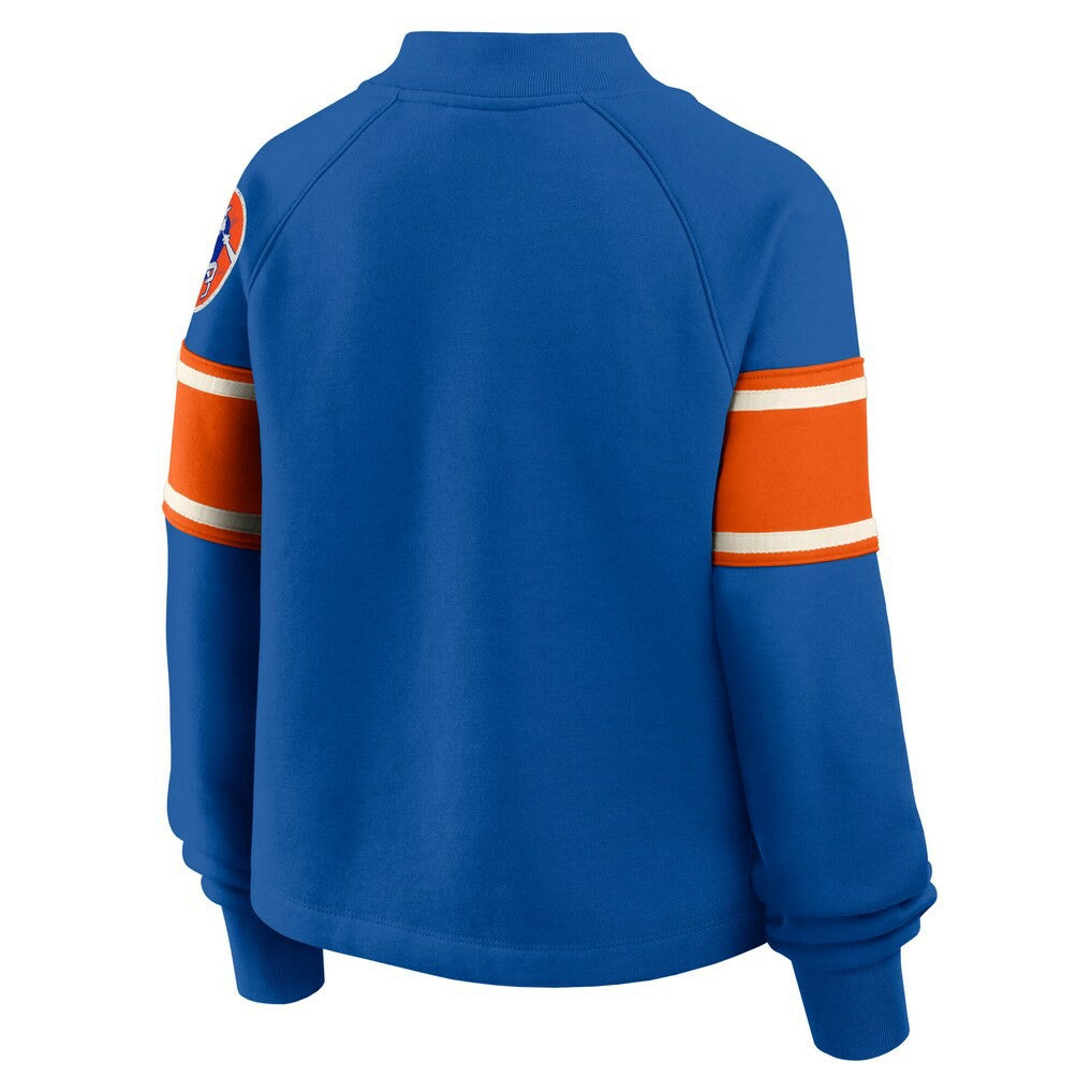 Oversized Hometown Toss Sweep Mock Neck Pullover - Denver Broncos Pullover