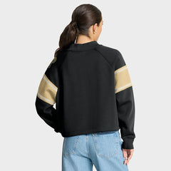 Oversized Hometown Toss Sweep Mock Neck Pullover - New Orleans Saints Pullover