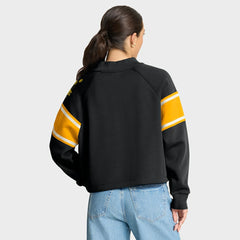 Oversized Hometown Toss Sweep Mock Neck Pullover - Pittsburgh Steelers Pullover