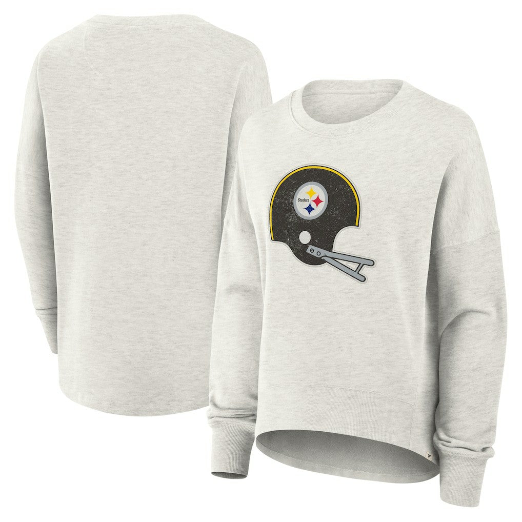Women's Oversized Hometown Pullover Sweatshirt - Pittsburgh Steelers Pullover