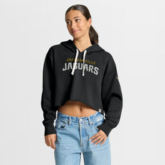 Women's Oversized Hometown Heritage Cropped Hoodie - Jacksonville Jaguars Hoodies