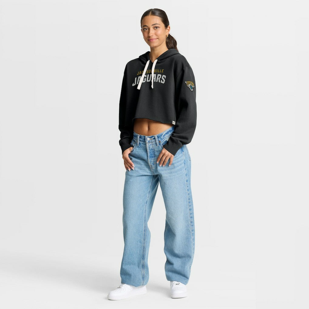 Women's Oversized Hometown Heritage Cropped Hoodie - Jacksonville Jaguars Hoodies