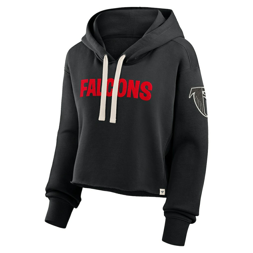 Women's Oversized Hometown Heritage Cropped Hoodie - Atlanta Falcons Hoodies