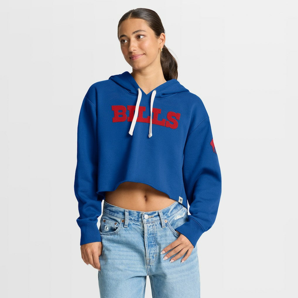 Women's Oversized Hometown Heritage Cropped Hoodie - Buffalo Bills Hoodies