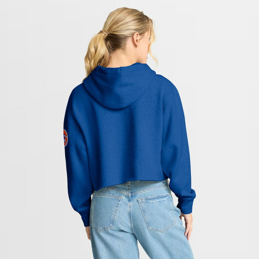 Women's Oversized Hometown Heritage Cropped Hoodie - Denver Broncos Hoodies
