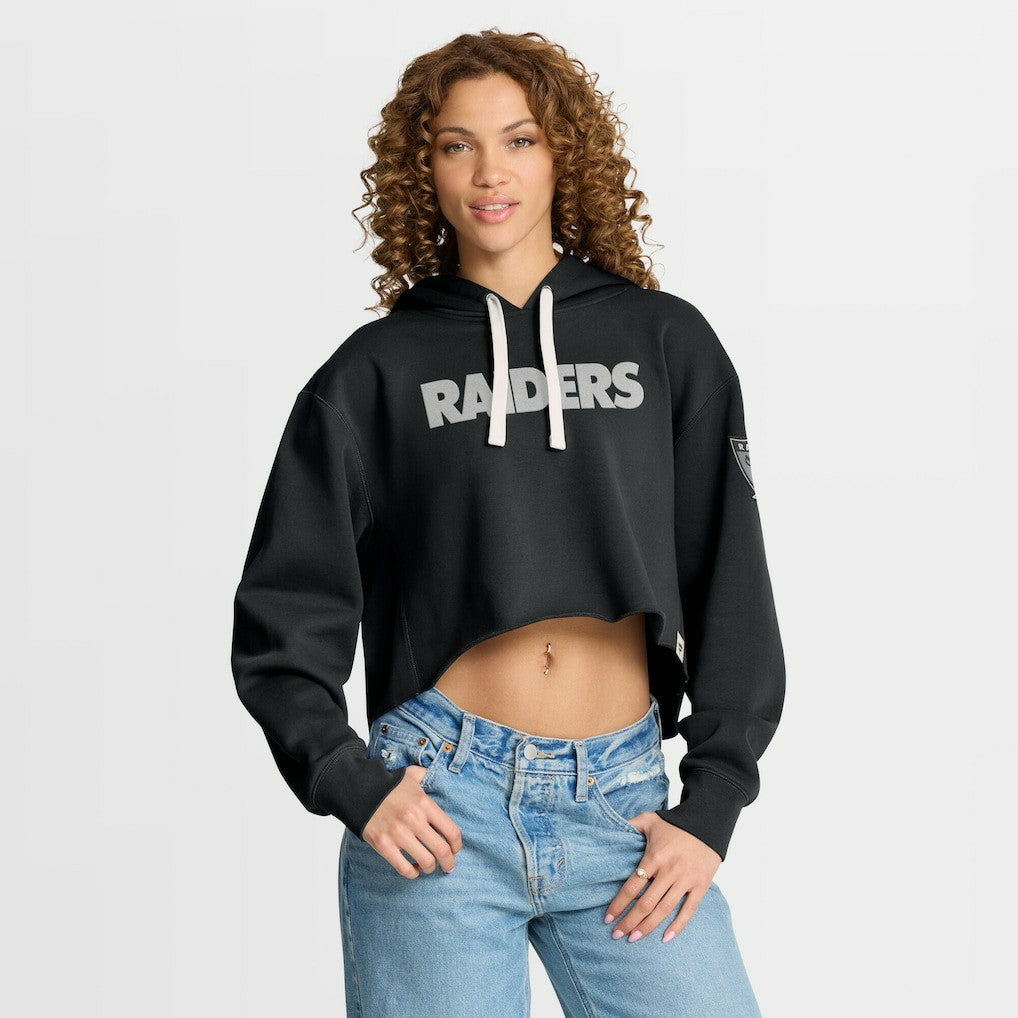 Women's Oversized Hometown Heritage Cropped Hoodie - Las Vegas Raiders Hoodies