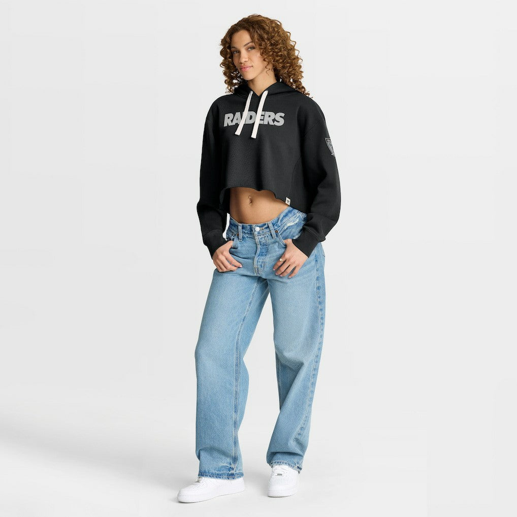 Women's Oversized Hometown Heritage Cropped Hoodie - Las Vegas Raiders Hoodies