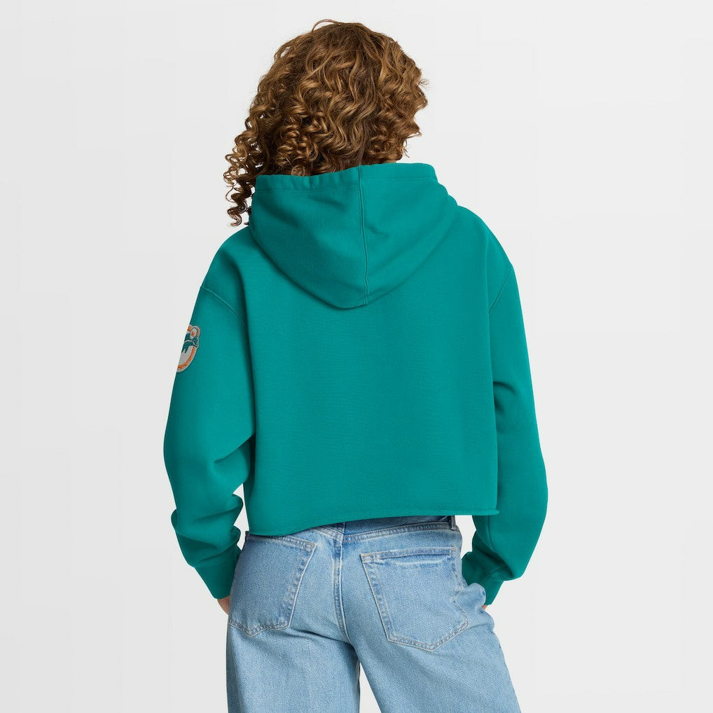 Women's Oversized Hometown Heritage Cropped Hoodie - Miami Dolphins Hoodies