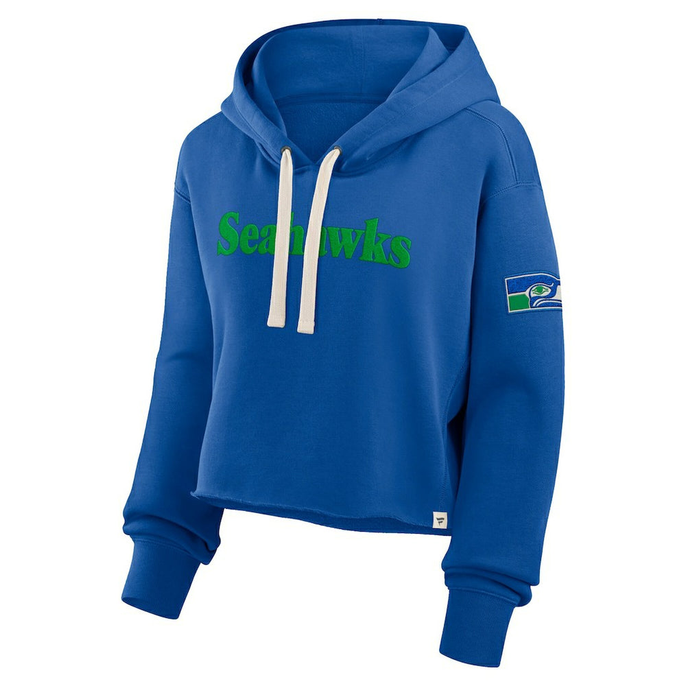 Women's Oversized Hometown Heritage Cropped Hoodie - Seattle Seahawks Hoodies