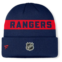 NHL New York Rangers Fanatics Authentic Pro Rink Cuffed Knit Hat
