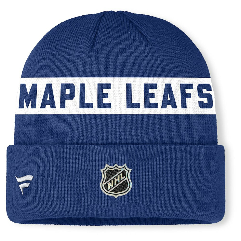 NHL Toronto Maple Leafs Fanatics Authentic Pro Rink Cuffed Knit Hat