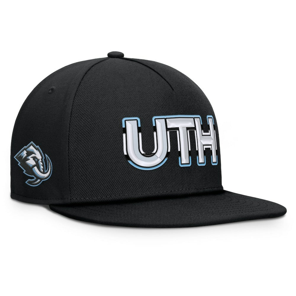 NHL Utah Mammoth Fanatics Authentic Pro Rink Team Code Snapback Hat