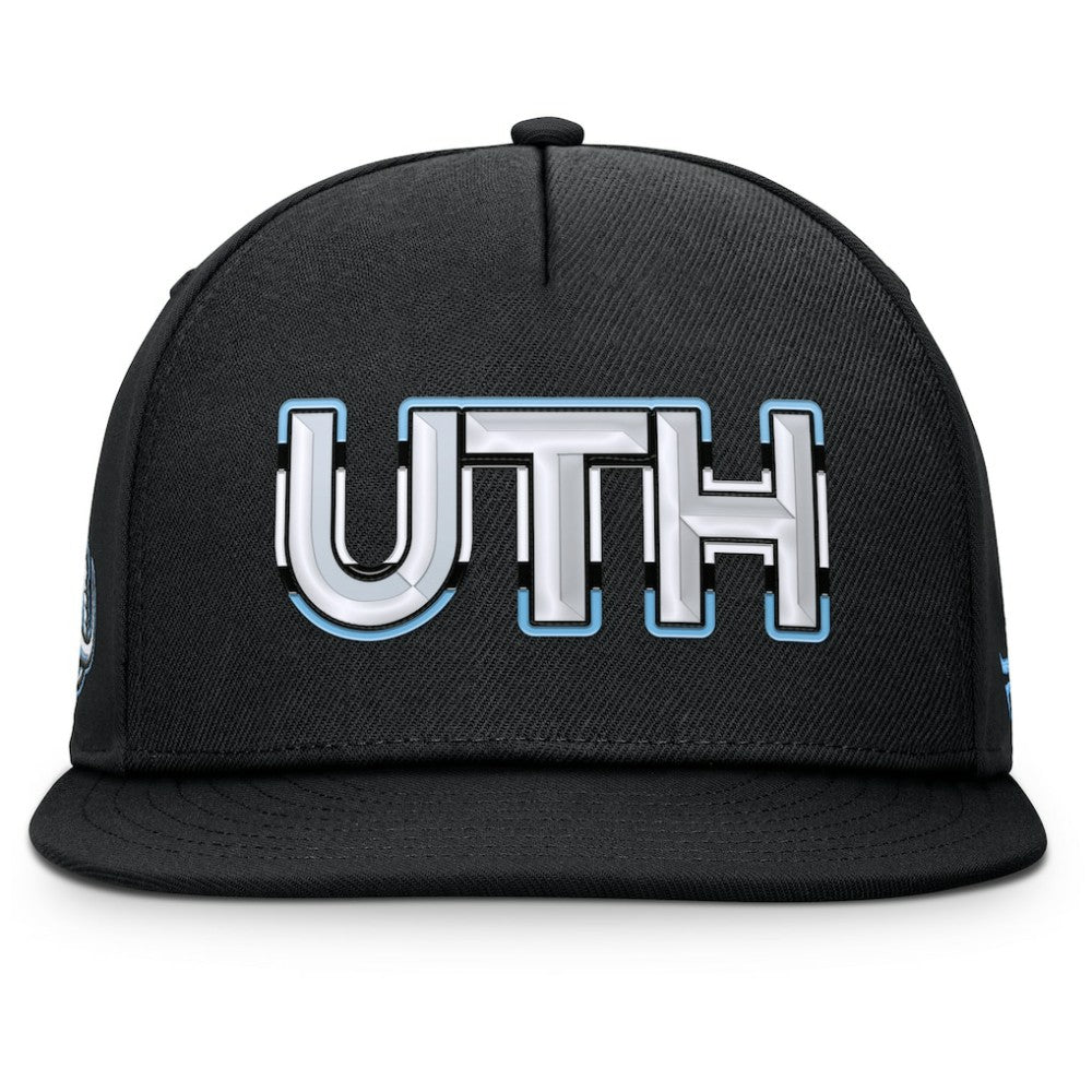 NHL Utah Mammoth Fanatics Authentic Pro Rink Team Code Snapback Hat