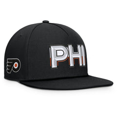 NHL Philadelphia Flyers Fanatics Authentic Pro Rink Team Code Snapback Hat