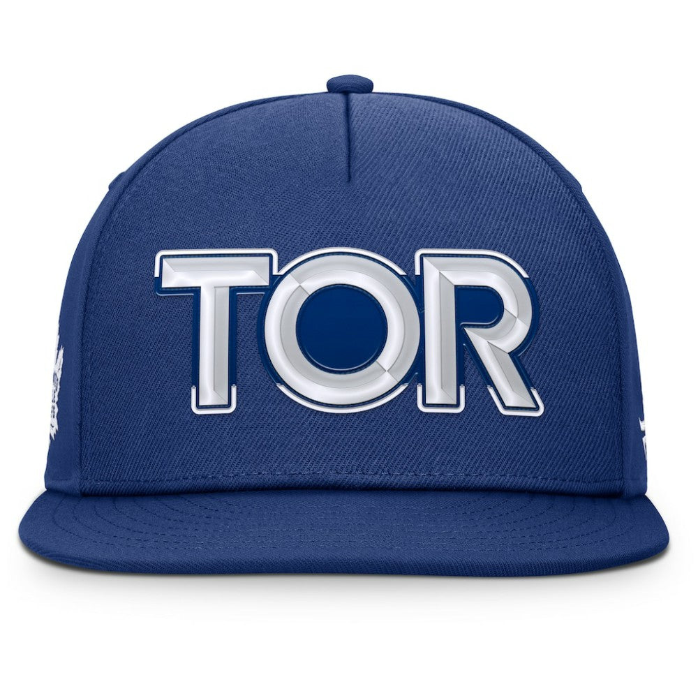 NHL Toronto Maple Leafs Fanatics Authentic Pro Rink Team Code Snapback Hat
