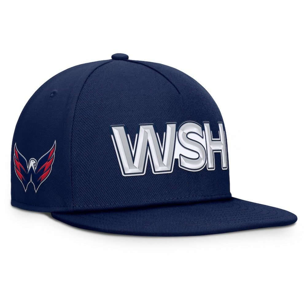 NHL Washington Capitals Fanatics Authentic Pro Rink Team Code Snapback Hat