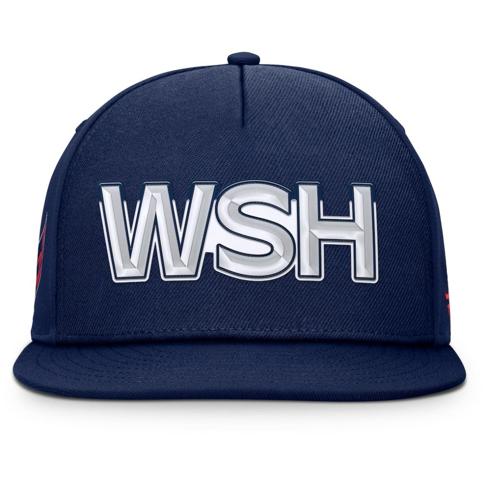 NHL Washington Capitals Fanatics Authentic Pro Rink Team Code Snapback Hat