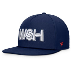 NHL Washington Capitals Fanatics Authentic Pro Rink Team Code Snapback Hat