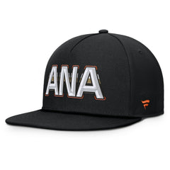 NHL Anaheim Ducks Fanatics Authentic Pro Rink Team Code Snapback Hat